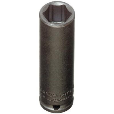 Proto PRO6516H Impact Socket, 1/4" Drive, 1/2", 6 Point, Deep Proto INDUSTRIAL