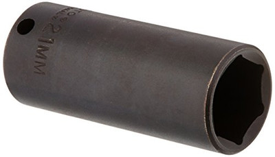 Proto PRO7021M Impact Socket, 3/8" Drive, 21mm, 6 Point, Deep Proto INDUSTRIAL