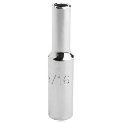 Proto PRO4711LT Chrome Socket, 1/4" Drive, 11/32", 12 Point, Deep Proto INDUSTRIAL