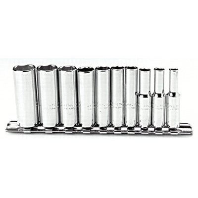 Proto PRO47102 Stand Set, Socket, 1/4" Drive, 10 Piece, Deep, 6 Point Proto INDUSTRIAL
