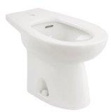 Toto BT500AR#01  PIEDMONT 1-HOLE CENTER BIDET Deck mounted faucet not included. Contemporary an