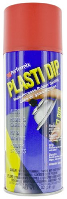 Plasti Dip International PDI11201 Performix Plasti-Dip Multi-Purpose Rubber Coating Indoor / Outdoor Red 11 Oz