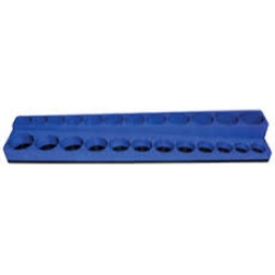 Mechanics Time Saver MTSSD3810 3/8" 24 Hole MagnaCaddy, Blue