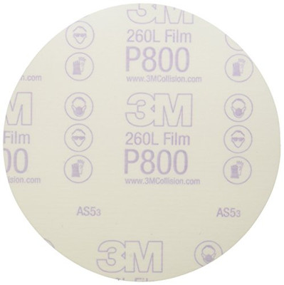3M MMM1320 Finishing Film Discs Stikit P800 6In 100Pk