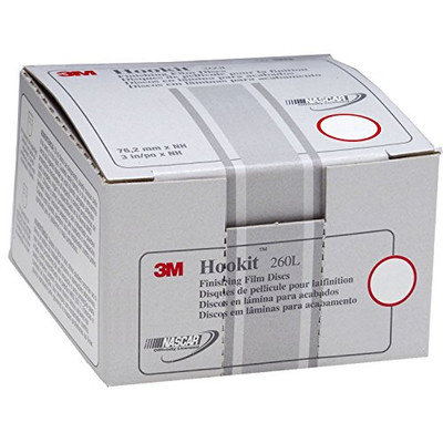 3M MMM968 Hookit Finishing Film Discs P1200 6In 100Pk