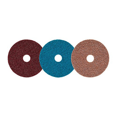 3M MMM7505 Scotch-Brite 0 Surface Conditioning Disc, 4" x NH S SFN, Silicon Carbide, Abrasive Grit, 4" (Pack of 10)