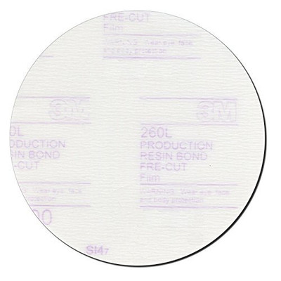 3M MMM907 Hookit Finishing Film Discs, 3 in, 1500 grit, Film Backing, 00