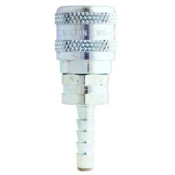 Milton Industries MIL776-4 Milton 1/4" Hose Barb A Style Coupler - Box of 10