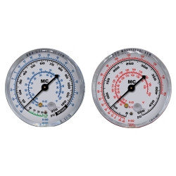 Mastercool MSC93350 Anti-flutter compound gauge