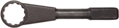 Martin Sprocket & Gear MRT1808B Martin Forged Alloy Steel 1-3/16" Opening Straight Pattern Striking Face Box Wrench, 12 Points Standard, 10-1/4" Overall Length, Industrial Black Finish