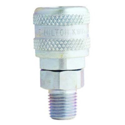 Milton Industries MIL776BK Milton 1/4" MNPT A Style Coupler - Box of 50