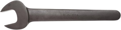 Martin Sprocket & Gear MRT10A Martin High Carbon Steel 1-11/16" Opening Single Head Open End Wrench, 15" Overall Length, Industrial Black Finish