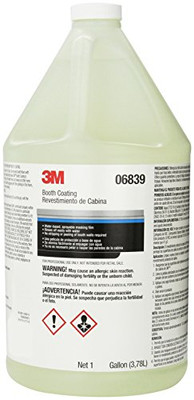 3M MMM6839 (TM) Booth Coating, 06839, 1 Gallon (US), 4 per case