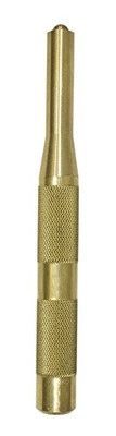 Mayhew MAY25055 Brass Punch Pilot 5/32" x 3/4" x 4" On .375 Round