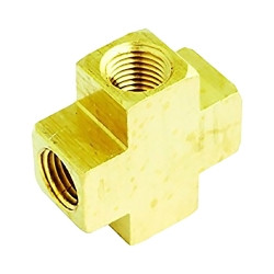 Milton Industries MILS656 Milton 1/4" FNPT Brass Cross Hose Fitting