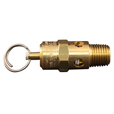 Milton Industries MILS1090-125 Milton 1/4" MNPT ASME Safety Valve - 125 PSI Pop off Pressure