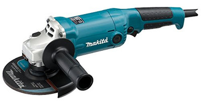 Makita MAKGA6020 6 SJS Angle Grinder, , 10.5 Amp, 11,000 RPM, AC/DC, 5/8-11, No Lock-Off, No Lock-On