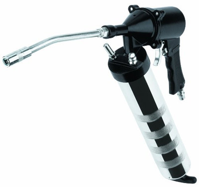 Airgas Safety LMXLX-1160 Air Operated Grease Gun, 3 Way Loading, with 6" Rigid Extension, 12" Hose, Max 3,000 PSI