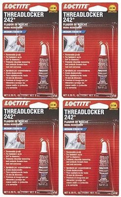 Loctite Coproration LCT37418 Loctite 242 Blue Medium Strength Threadlocker Tube, 6-milliliter