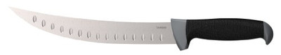 Kershaw KER1242GEX 9” Curved Fillet Knife (1242GE), Fixed 9-in 420J2 Stainless Steel Blade, Corrosion Resistant, Non-Slip Glass-Filled Nylon Handle With K-Texture Grip, Plastic Blade Protector Included, 5.5 OZ.