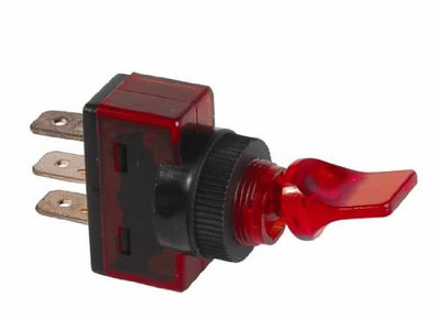 The Best Connection JTT2626J JT & T Products () - 20 AMP @ 12 Volt - S.P.S.T., Illuminated On/Off Duckbill Switch, Blue