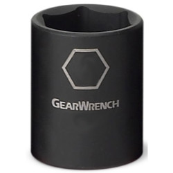 GearWrench KDT84306N 3/8" Drive 6 Point 11/16" Standard Impact Socket