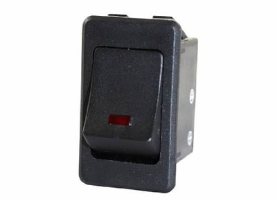 The Best Connection JTT2609F JT & T Products () - 16 AMP @ 12 Volt - S.P.S.T., Standard Rocker Switch, Red LED