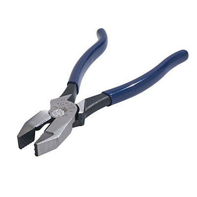 Klein Tools KLED213-9ST D2139ST High Leverage Ironworker's Pliers, Plastic-Dipped Handle