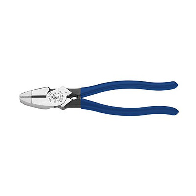 Klein Tools KLED213-9NETH 9'' (229 mm) High-Leverage Side-Cutting Pliers - Lineman's Bolt-Thread Holding