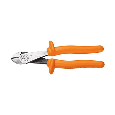 Klein Tools KLED2000-48-INS 8'' (203 mm) Insulated High-Leverage Diagonal-Cutting Pliers - Angled Head