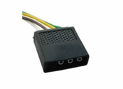 The Best Connection JTT2516F 4-Way Flat Molded M Trailer Connector 1 Pc