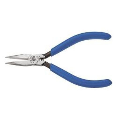 Klein Tools KLED321-41/2C 4-Inch Midget Long-Nose Pliers-Slim Nose with Spring (Pack of 6)
