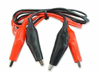 The Best Connection JTT225F JT & T Products () - 36" Deluxe Test Leads with Vinyl Boots and 10 AMP Charging Clips, Red & Black