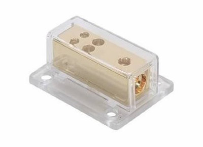 The Best Connection JTT7785F Gold Rectangular Distribution Block 1 Pc