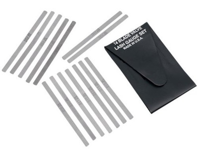 Kastar KAS1610 14 Blade Feeler Gauge Set For Motorcycles