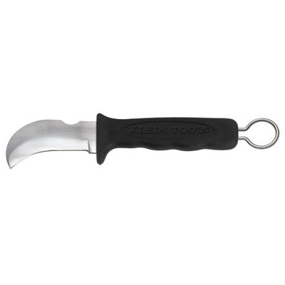 Klein Tools KLE1570-3 Cable/Lineman's Skinning Knife-Hook Blade, Notch and Ring