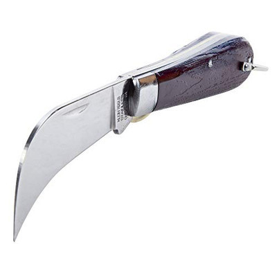 Klein Tools KLE1550-44 Pocket Knife with 2-5/8-Inch Stainless Steel Sheepfoot Slitting Blade