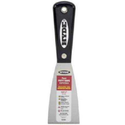 Hyde Tools HYT02300 Black and Silver 0 2-Inch Putty Stiff Knife