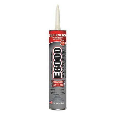 Eclectric Products GOO232021 Eclectic Products 12 Pack 10.2 oz. E6000 Med. Viscosity Industrial Strength Adhesive, Clear