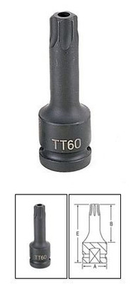 Grey Pneumatic GRE2130TT 1/2" Dr. x TT30 Tamper Proof Star Driver