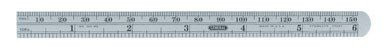 GENERAL TOOL GHM305ME 6" Flex Rule - Grads: Side 1 (mm, 16), Width 15/32" S & INSTRUMENTS