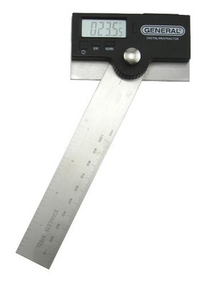GENERAL TOOL GHM1702 s 6-Inch Stainless Steel Pivoting Arm Digital Protractor
