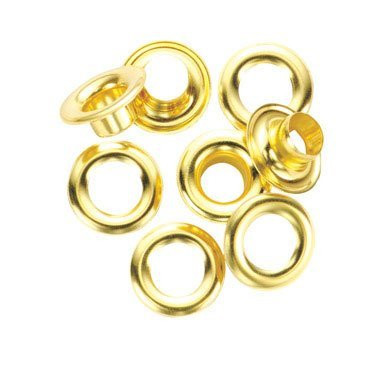GENERAL TOOL GHM1261-4 General #4 Brass Grommet Refills 72 Count (3 Packs of 24)