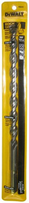 DeWalt DWTDW5242 Carbide Tipped Percussion Masonry Drill Bit 5/8 " X 12 " For Rotary Drills Carded