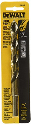 DeWalt DWTDW1932 & #174 Pilot Point & #174 Drill Bit, , 1/2 Diameter, 1 Per Pack