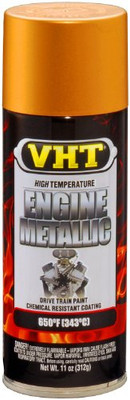 SHERWIN WILLIAMS DUPSP404 Vht High Temperature Engine Metallic Coating Gold Flake 11 Oz. Aerosol - Lot of 6