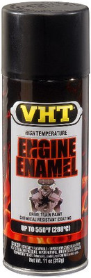 SHERWIN WILLIAMS DUPSP130 Vht High Temperature Engine Enamel Flat Black 11 Oz. Aerosol - Lot of 6