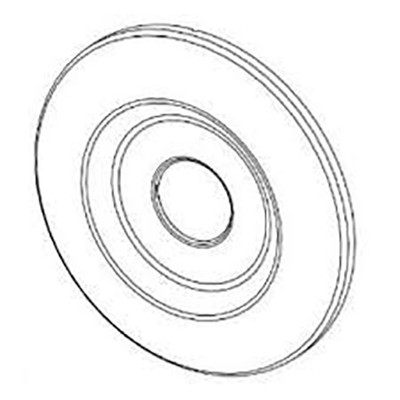Pfister 960-045A Pfister ROUND WALL FLANGE CR Polished Chrome
