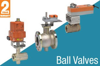 Belimo 293722 | +ARB24-3-S | Ball Valve | 2" | 3 Way | 87 Cv | w/ Non-Spring | 24V | Floating | SW