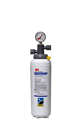 3M 5616303 Cuno Single Cartridge Ice Machine Water Filtration System - 0.2 Micron Rating and 3.34 G